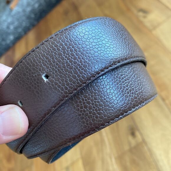 Vintage L’Aiglon leather belt - Picture 3 of 6